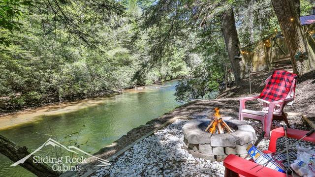 Riverside fire pit