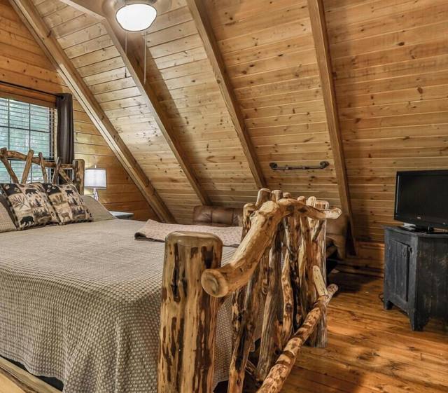 Loft king bed