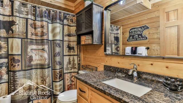 Main-level bathroom